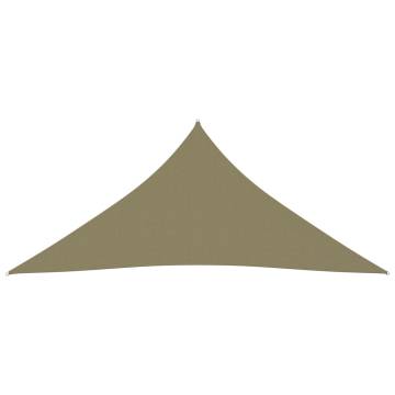 Sunshade Sail Oxford Fabric Triangular 4.5x4.5x4.5 m Beige