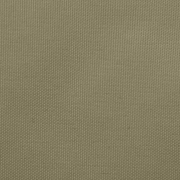 Sunshade Sail Oxford Fabric Triangular 4.5x4.5x4.5 m Beige