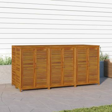 Garden Storage Box 210x87x104 cm Solid Wood Acacia