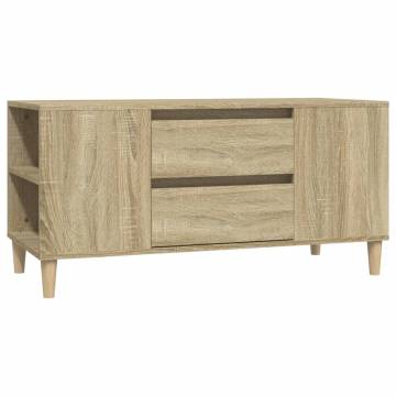 TV Cabinet Sonoma Oak 102x44.5x50 cm Engineered Wood