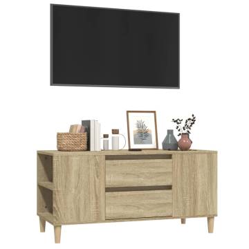 TV Cabinet Sonoma Oak 102x44.5x50 cm Engineered Wood