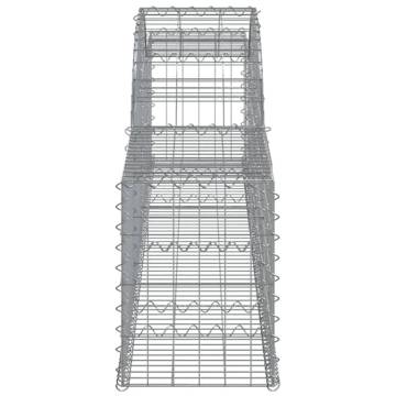 Arched Gabion Baskets 20 pcs 300x30x40/60 cm Galvanised Iron