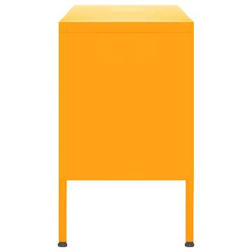 TV Cabinet Mustard Yellow 105x35x50 cm Steel