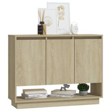 Sideboard Sonoma Oak 97x31x75 cm Engineered Wood