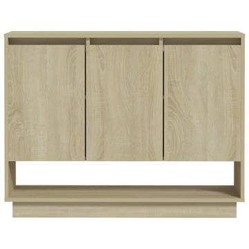 Sideboard Sonoma Oak 97x31x75 cm Engineered Wood