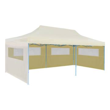 Cream Foldable Pop-up Party Tent 3 x 6 m