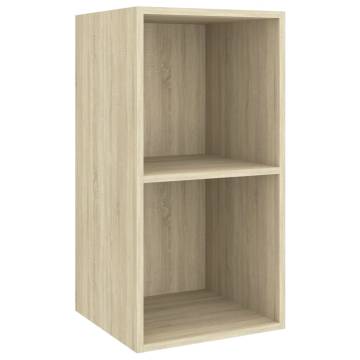 Wall-mounted TV Cabinet Sonoma Oak 37x37x72 cm Engineered Wood