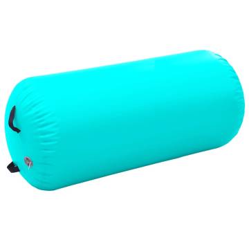 Inflatable Gymnastic Roll with Pump 120x90 cm PVC Green