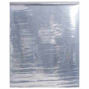 Solar Film Static Reflective Effect Silver 45x1000 cm PVC