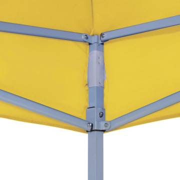 Party Tent Roof 6x3 m Yellow 270 g/m²