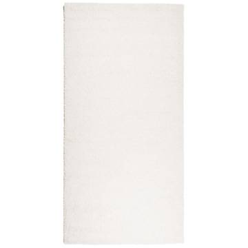 Shaggy Rug High Pile Modern Cream 100x200 cm