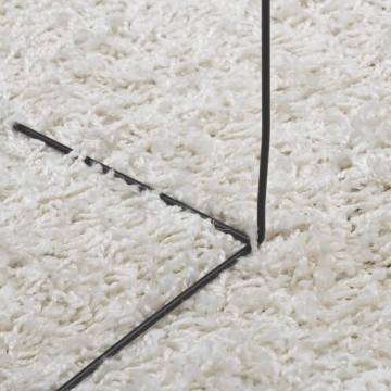 Shaggy Rug High Pile Modern Cream 100x200 cm