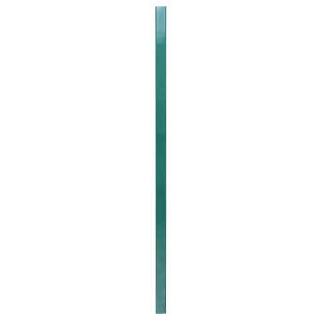 Fence Posts 10 pcs Green 280 cm Galvanised Steel