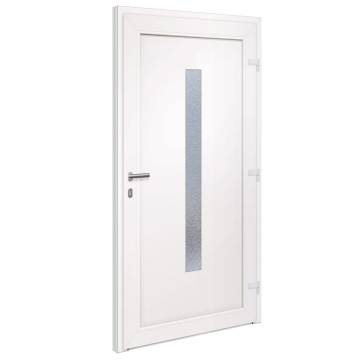 Front Door Anthracite 108x208 cm PVC