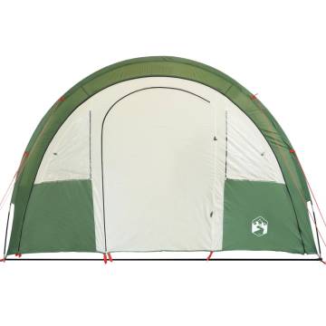 Camping Tent 4-Person Green Blackout Fabric Waterproof