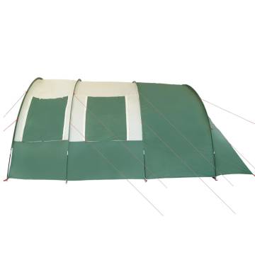 Camping Tent 4-Person Green Blackout Fabric Waterproof