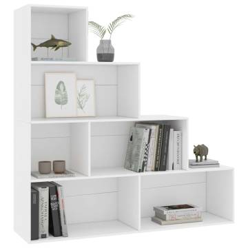 Book Cabinet/Room Divider White 155x24x160 cm Engineered Wood