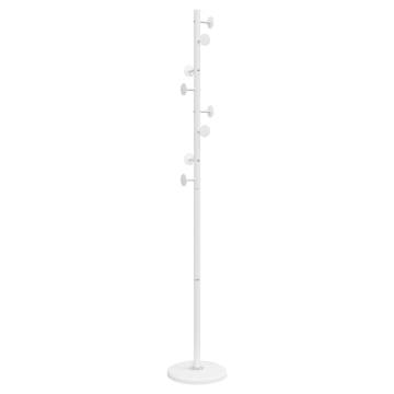 Coat Stand White 176 cm Powder-coated Iron