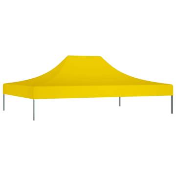 Party Tent Roof 4x3 m Yellow 270 g/m²