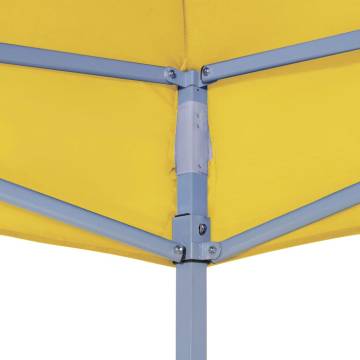 Party Tent Roof 4x3 m Yellow 270 g/m²