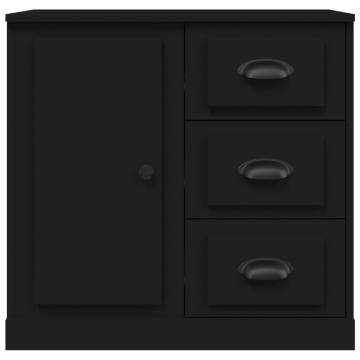 Sideboard Black 70x35.5x67.5 cm Engineered Wood