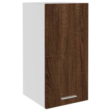 Hanging Cabinet Brown Oak 29.5x31x60 cm Engineered Wood