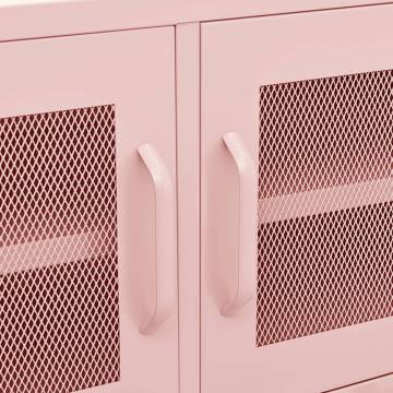 TV Cabinet Pink 105x35x50 cm Steel