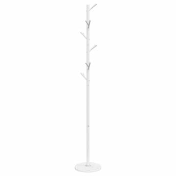 Coat Stand White 175 cm Powder-coated Iron