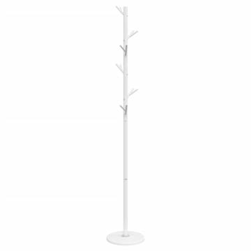 Coat Stand White 175 cm Powder-coated Iron