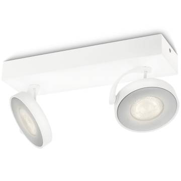 Philips myLiving LED Spotlight Clockwork 2x4.5 W White 531723116