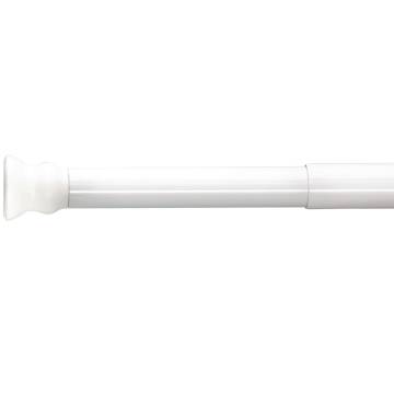 RIDDER Telescopic Shower Curtain Rod 110-185 cm White 55201