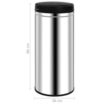 Automatic Sensor Dustbin 80 L Stainless Steel