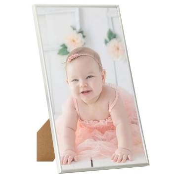 Photo Frames Collage 5 pcs for Table Silver 13x18cm MDF