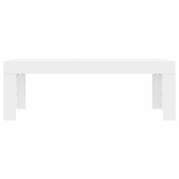 Coffee Table White 102x50x36 cm Engineered Wood