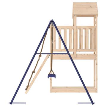 Outdoor Playset Solid Wood Pine