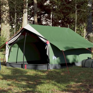 Camping Tent 2-Person Green Blackout Fabric Waterproof