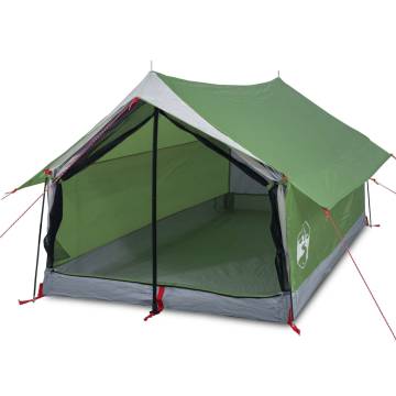 Camping Tent 2-Person Green Blackout Fabric Waterproof