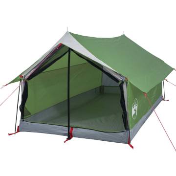 Camping Tent 2-Person Green Blackout Fabric Waterproof