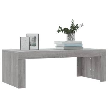 Coffee Table Grey Sonoma 102x50x36 cm Engineered Wood