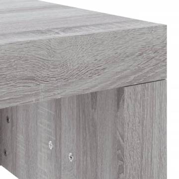 Coffee Table Grey Sonoma 102x50x36 cm Engineered Wood