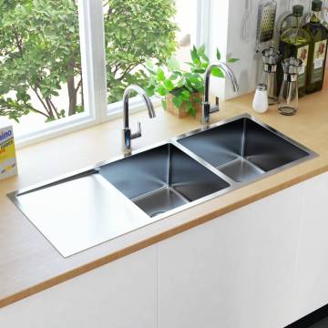 Handmade Kitchen Sink Stainless Steel