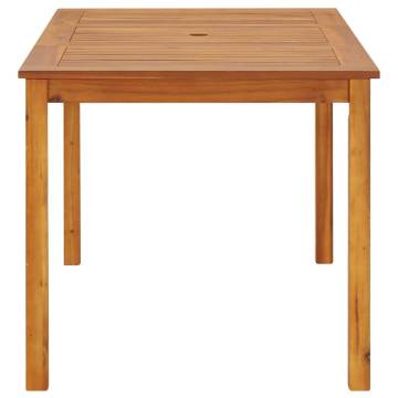 Garden Table 140x80x74 cm Solid Acacia Wood