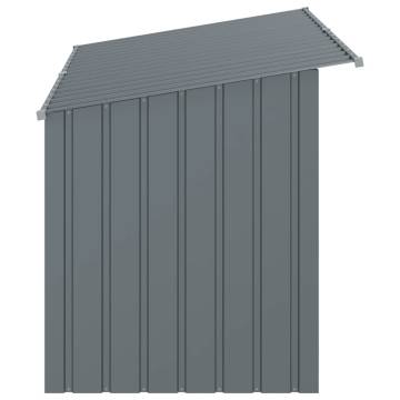 Durable Anthracite Dog House with Roof - 196x91x110 cm