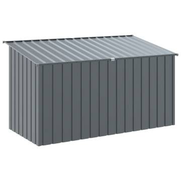 Durable Anthracite Dog House with Roof - 196x91x110 cm