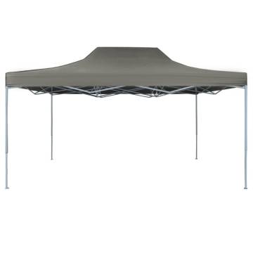 Foldable Tent Pop-Up 3x4.5 m Anthracite