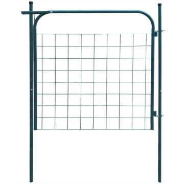 Garden Fence Gate 100x100 cm Green