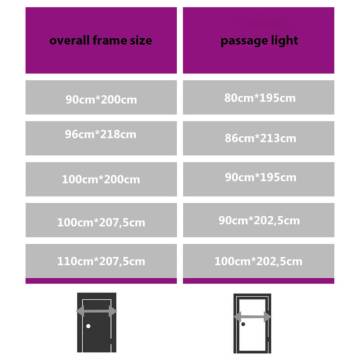 Front Door Anthracite 90x200 cm Aluminium