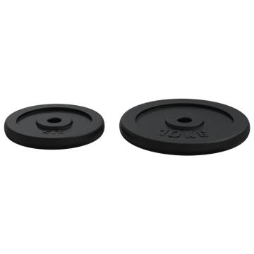 Barbell and Dumbbell with Plates 60 kg Cast Iron