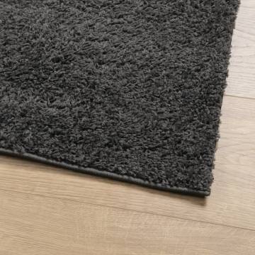 Shaggy Rug High Pile Modern Anthracite 100x200 cm