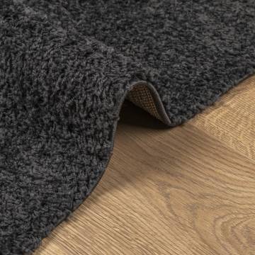 Shaggy Rug High Pile Modern Anthracite 100x200 cm